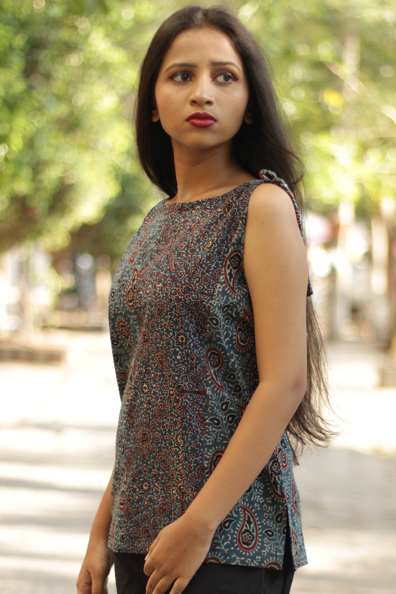 Chanchal | Dori Top | Indigo Kairi & Universe Ajrakh