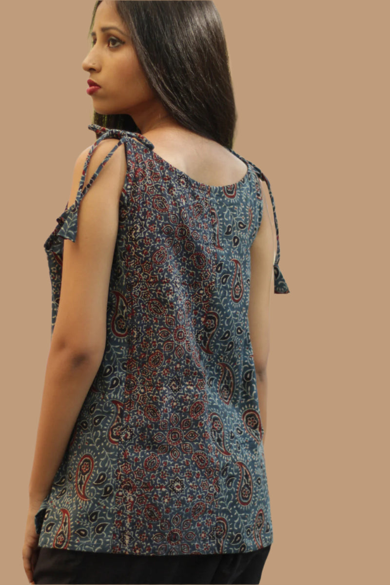 Chanchal | Dori Top | Indigo Kairi & Universe Ajrakh