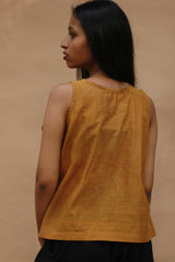 Front Buttoned Vest | Cotton | Simply Sienna