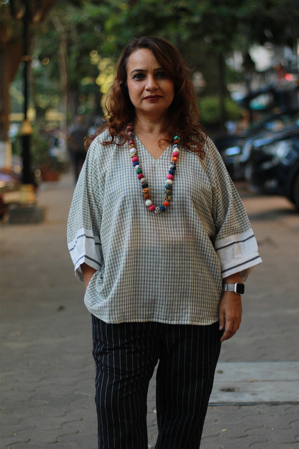 Taral | Anti Fit Cotton Top | Patteda Anchu | Ivory