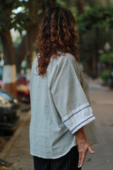 Taral | Anti Fit Cotton Top | Patteda Anchu | Ivory