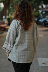 Taral | Anti Fit Cotton Top | Patteda Anchu | Ivory