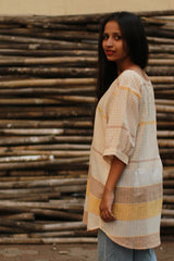 Madhura | Tunic | Yellow Cotton