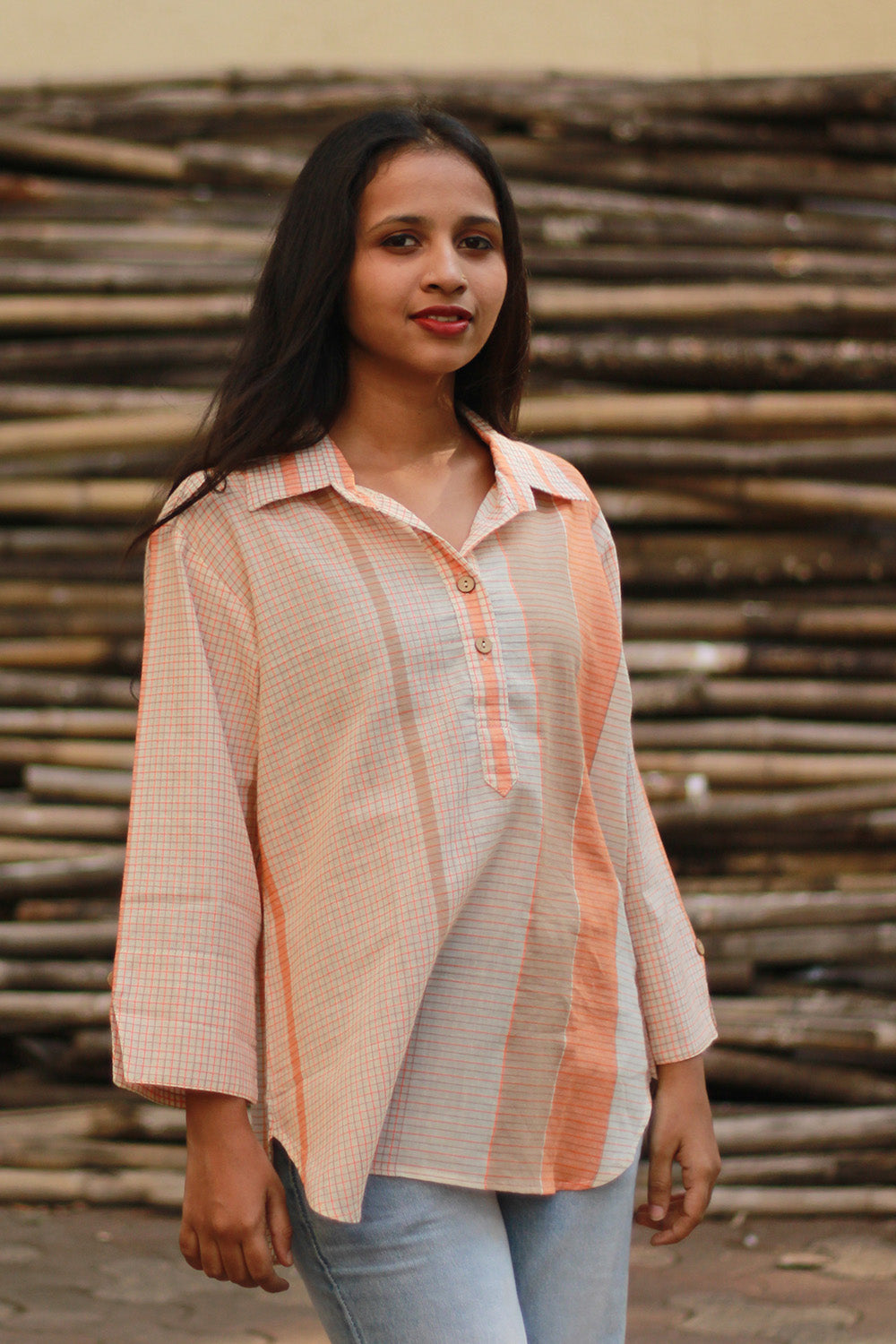 Madhura | Tunic | Tangerine Cotton