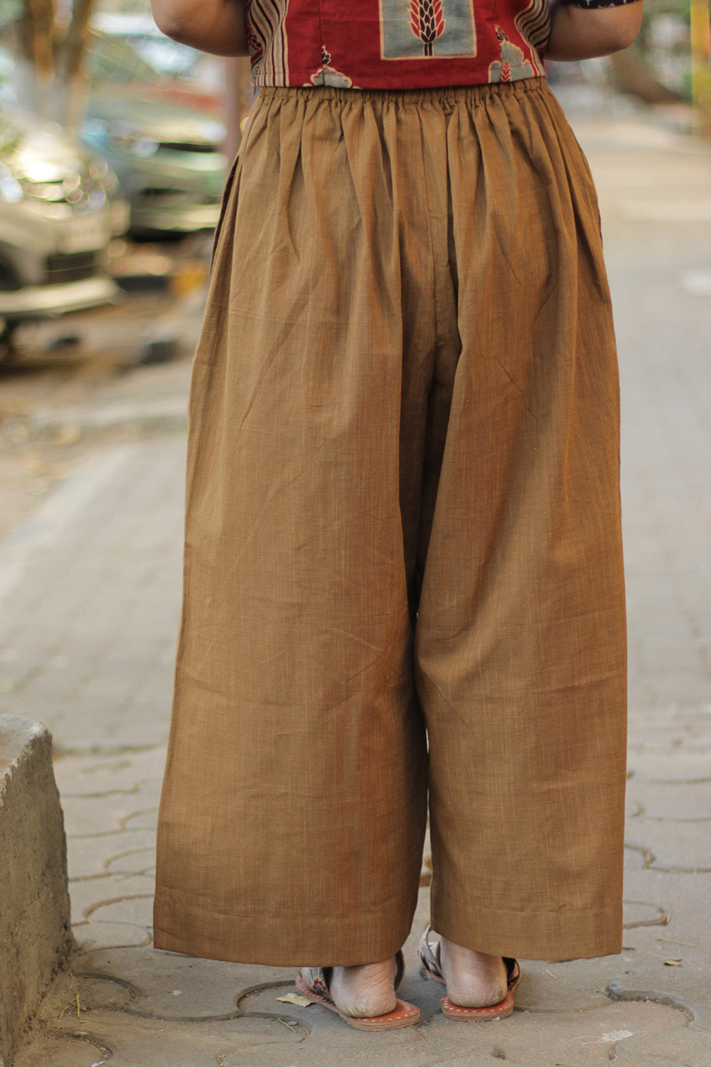 Saumya | Wide Leg Pants | Sunlit Sienna