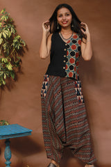 Wayfarer | Drop Crotch Pants | Red Chevron