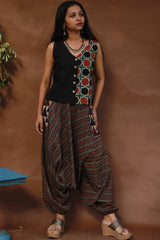 Wayfarer | Drop Crotch Pants | Red Chevron