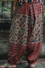 Wayfarer | Drop Crotch Pants | Madder Ajrakh Medley