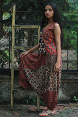 Wayfarer | Drop Crotch Pants | Madder Ajrakh Medley