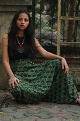 Wayfarer | Drop Crotch Pants | Fern Green Bagru