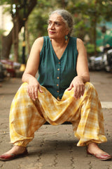 Wayfarer | Drop Crotch Unisex Pants | Checkered Medley