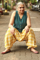 Wayfarer | Drop Crotch Unisex Pants | Checkered Medley