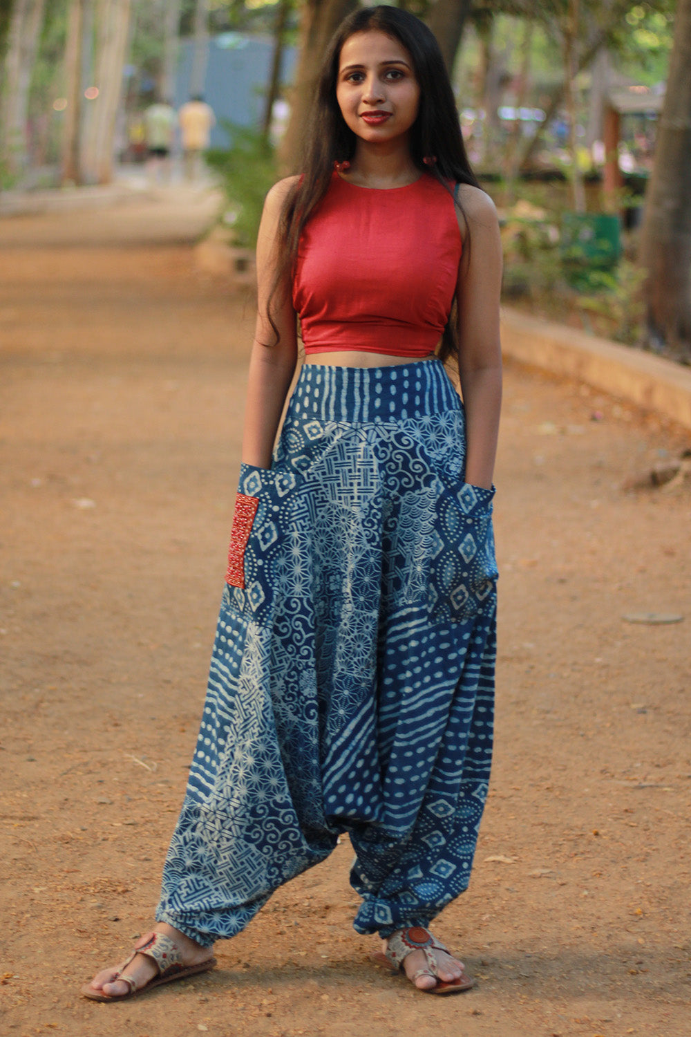 Wayfarer | Drop Crotch Pants | Indigo Medley