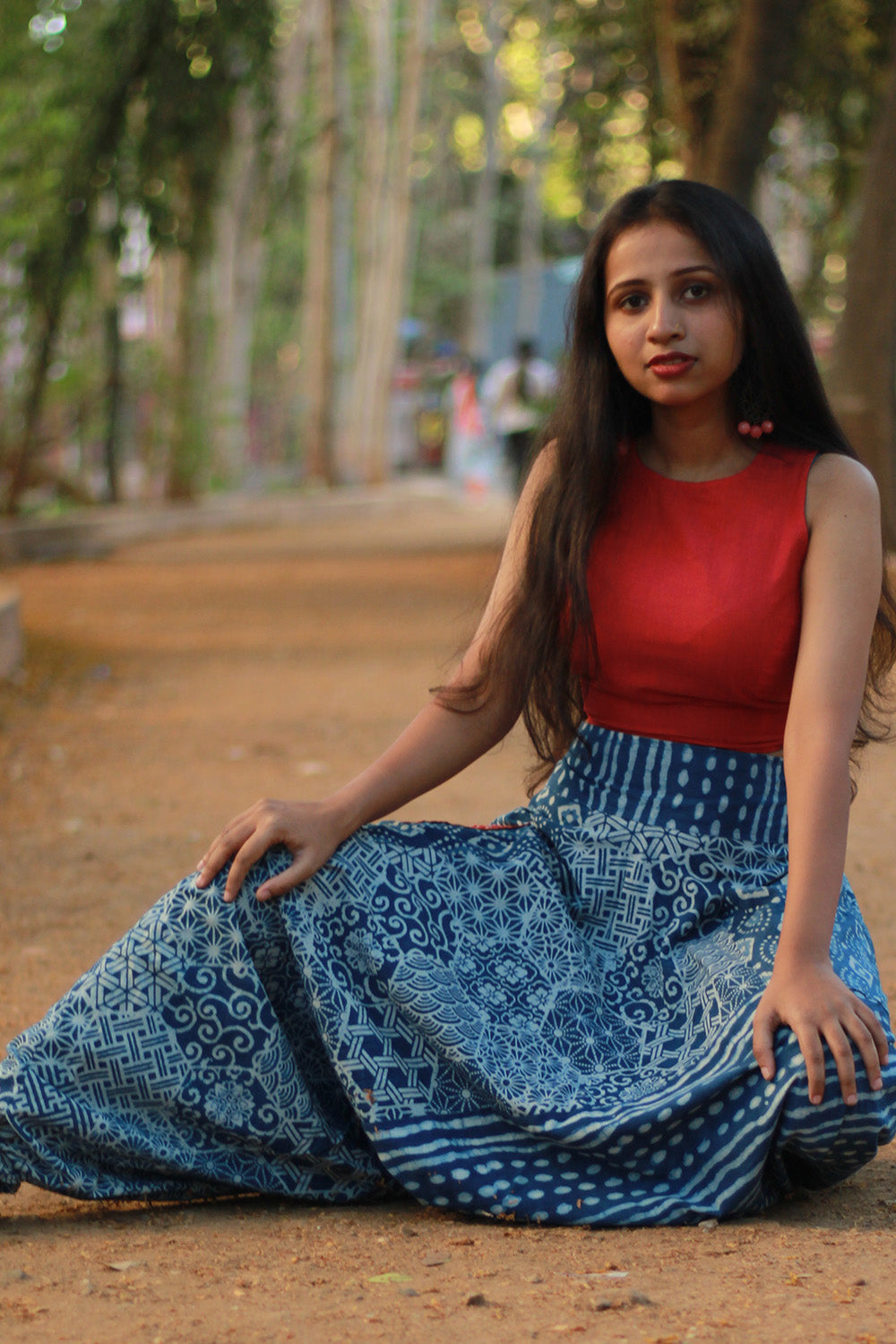 Wayfarer | Drop Crotch Pants | Indigo Medley