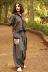 Wayfarer | Drop Crotch Pants | Noir Checks