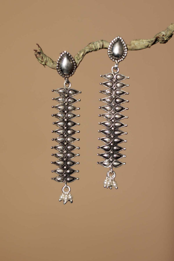 Sarva | Pure Silver Earrings