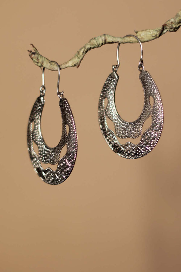 Malya | Pure Silver Earrings