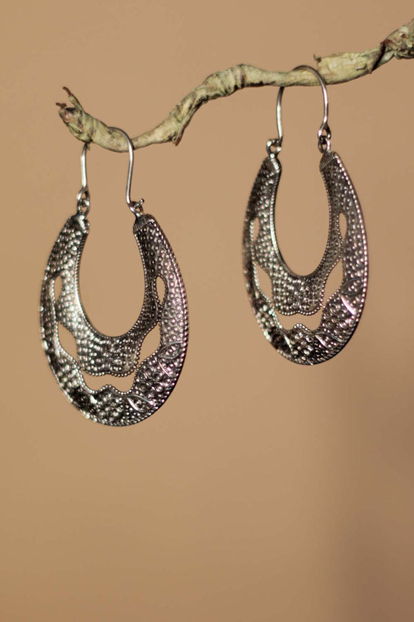 Malya | Pure Silver Earrings
