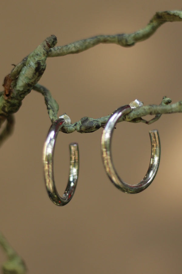 Plain Hoops | Pure Silver Earring