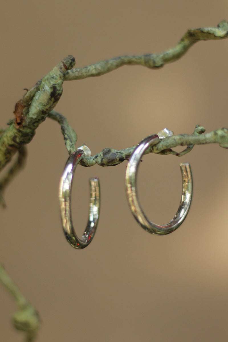 Plain Hoops | Pure Silver Earring