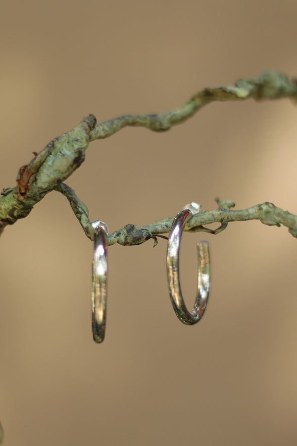 Plain Hoops | Pure Silver Earring