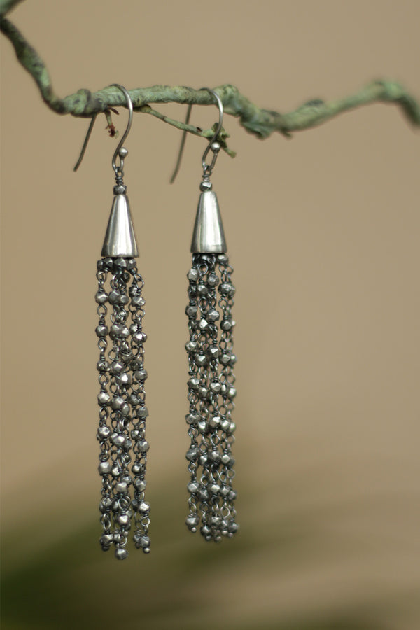 Jhara | Pure Silver Earring