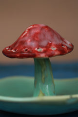 Mrudgandh | Ceramic Earring Holder Mushroom