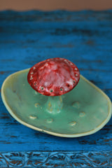 Mrudgandh | Ceramic Earring Holder Mushroom