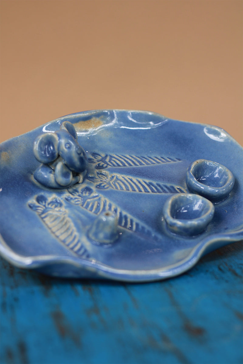 Mrudgandh | Ceramic Ganpati Thali