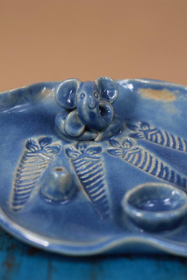 Mrudgandh | Ceramic Ganpati Thali
