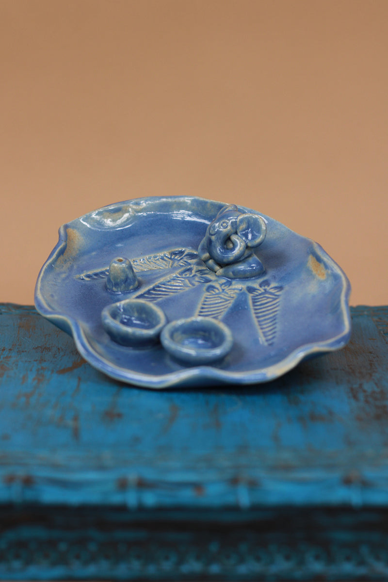 Mrudgandh | Ceramic Ganpati Thali