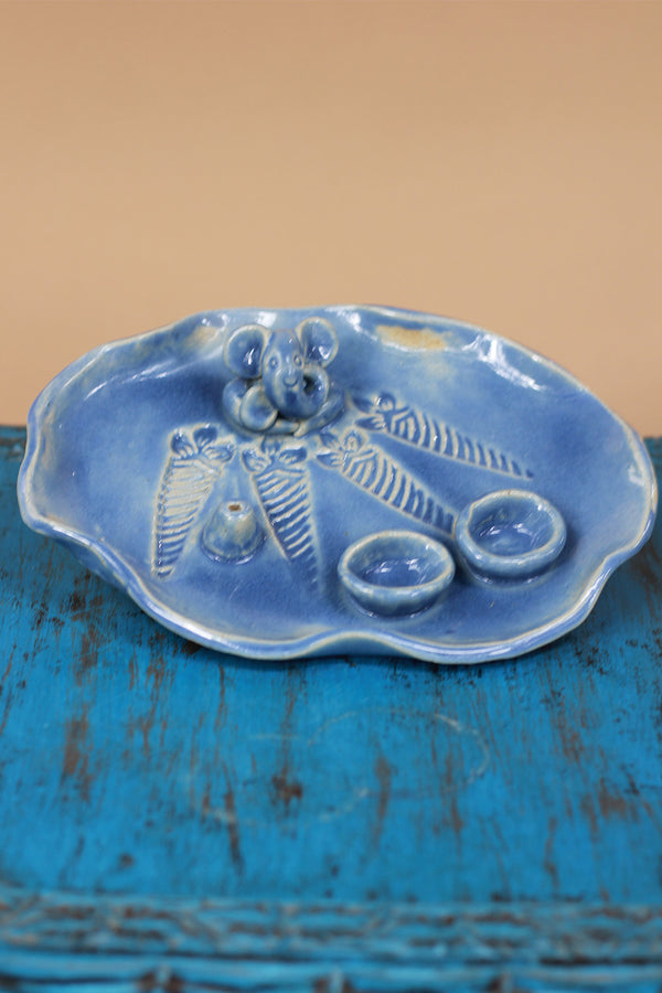 Mrudgandh | Ceramic Ganpati Thali