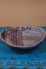 Mrudgandh | Ceramic Owl Platter