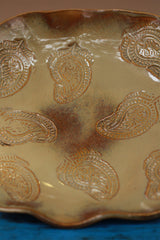 Mrudgandh | Ceramic Paisley Tray