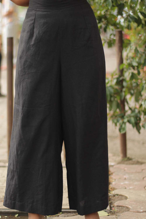 Saumya | Wide Leg Pants | Intense Black