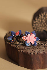 Chulbuli | Florette Rings | Blue