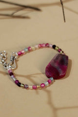 Bracelet | Magenta & Pink Agates