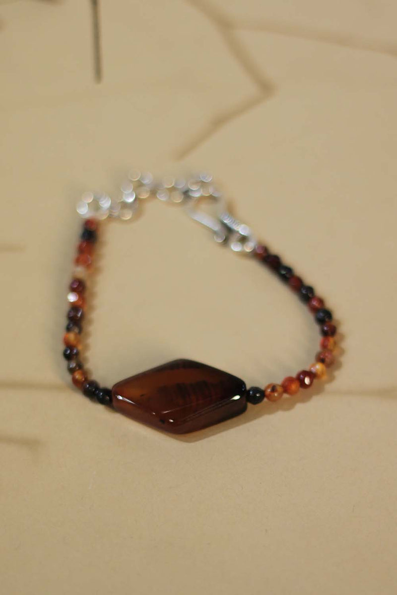 Bracelet | Cinnamon agates