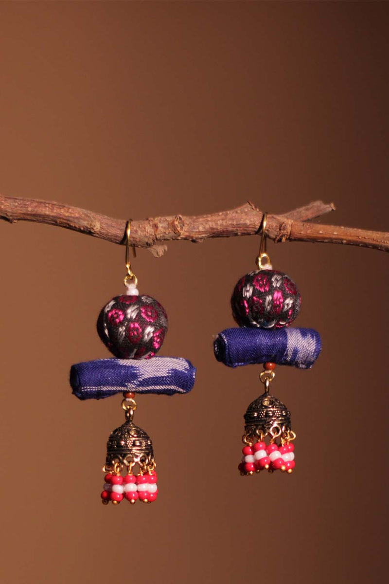 Nakhre | Chindi Jhumka | Cobalt