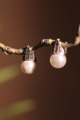 Tarini | Pure Silver Earrings | Large