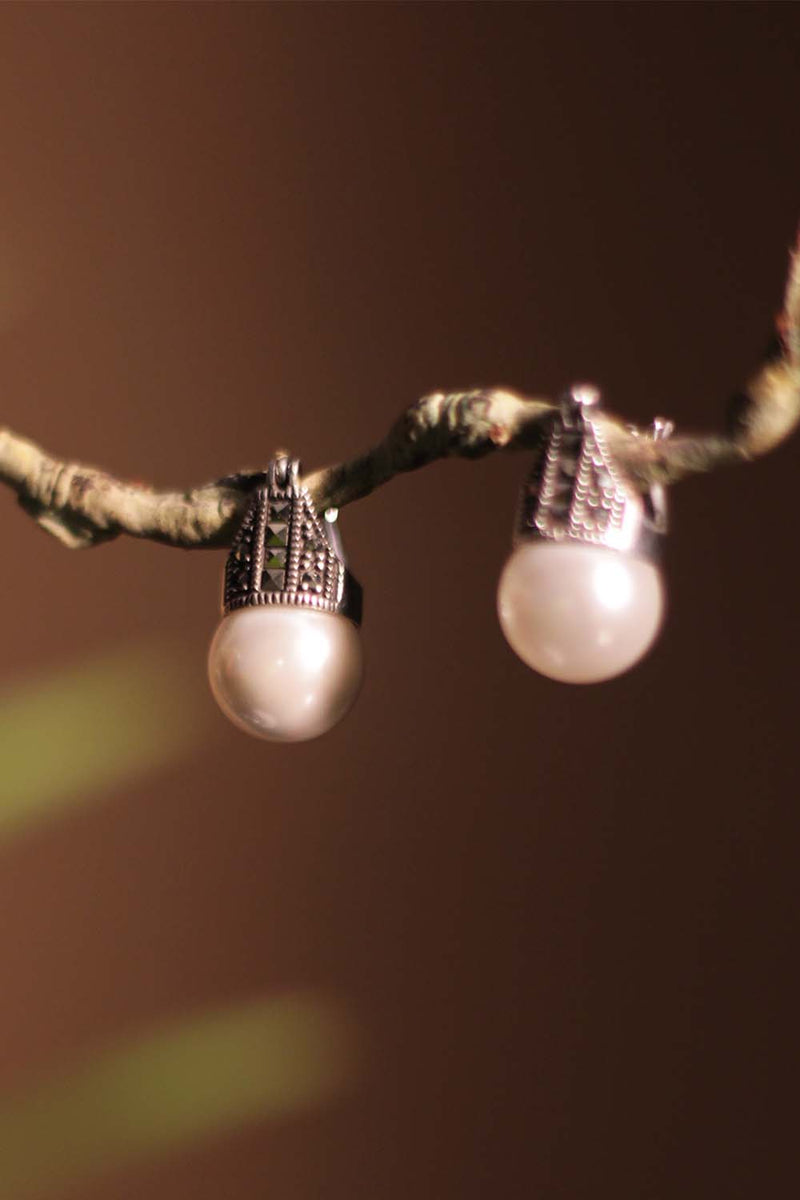 Tarini | Pure Silver Earrings | Large