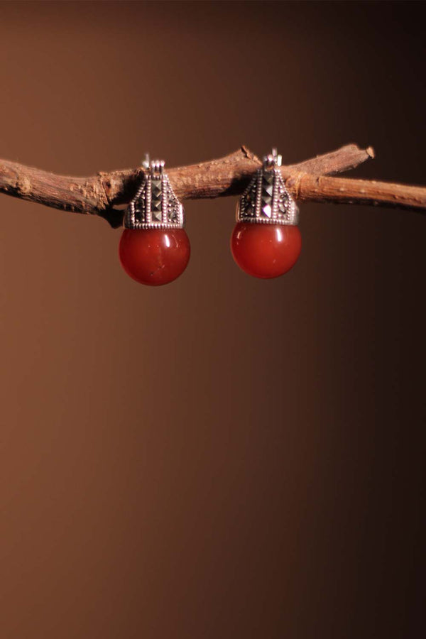 Ranjini | Pure Silver Earrings | Large