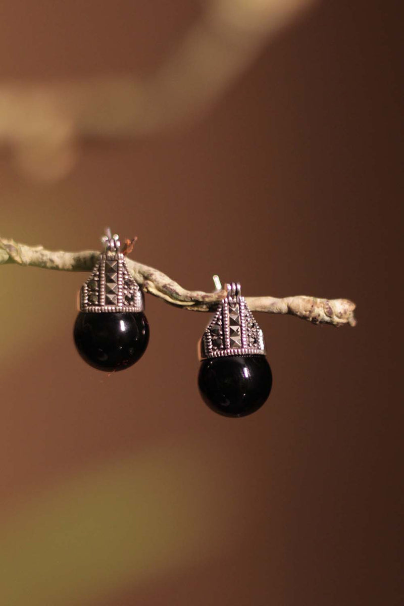 Suhasini | Pure Silver Earrings | Large