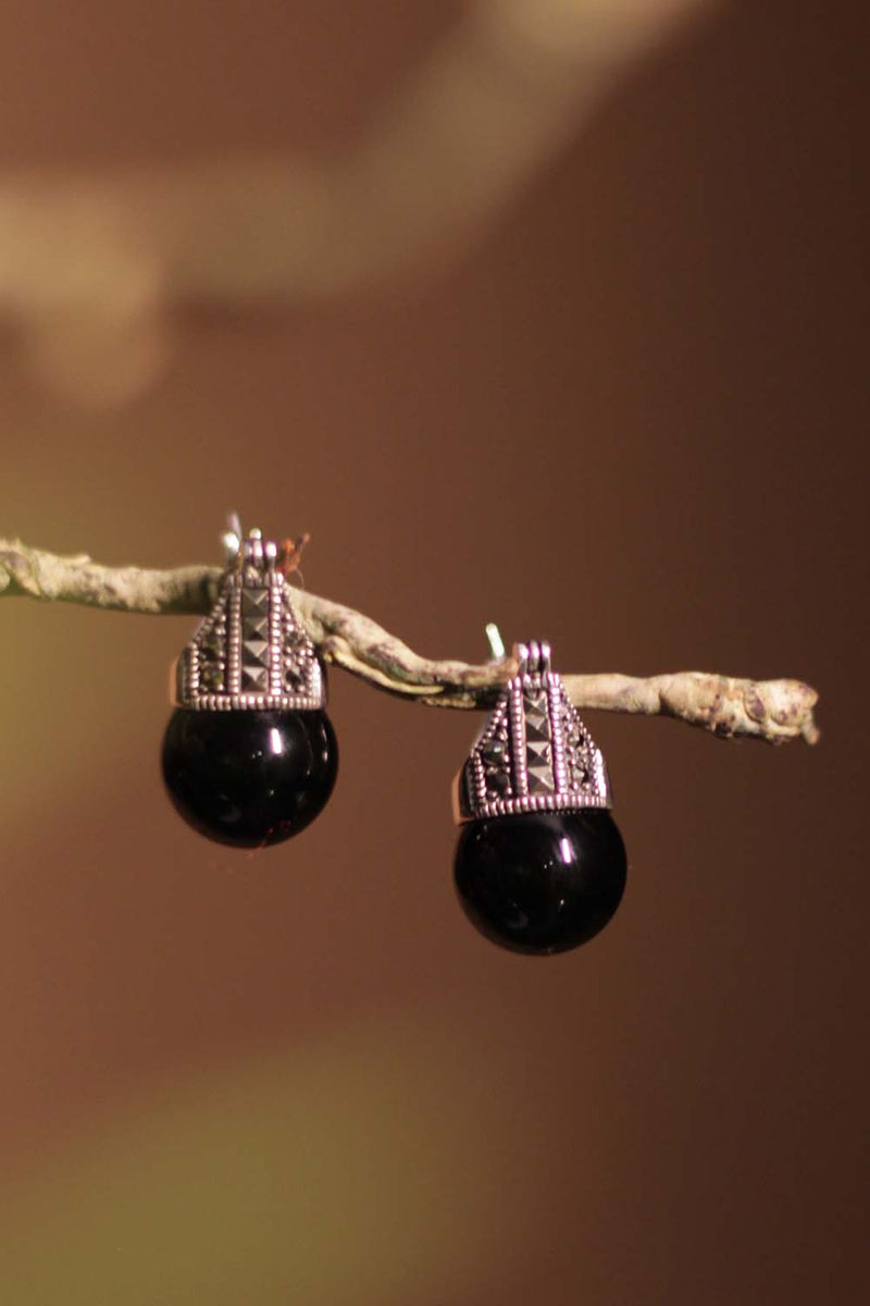 Suhasini | Pure Silver Earrings | Large