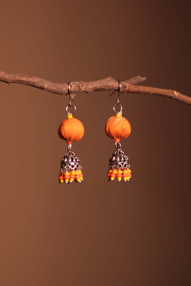 Nakhre | Potli Jhumka | Orange