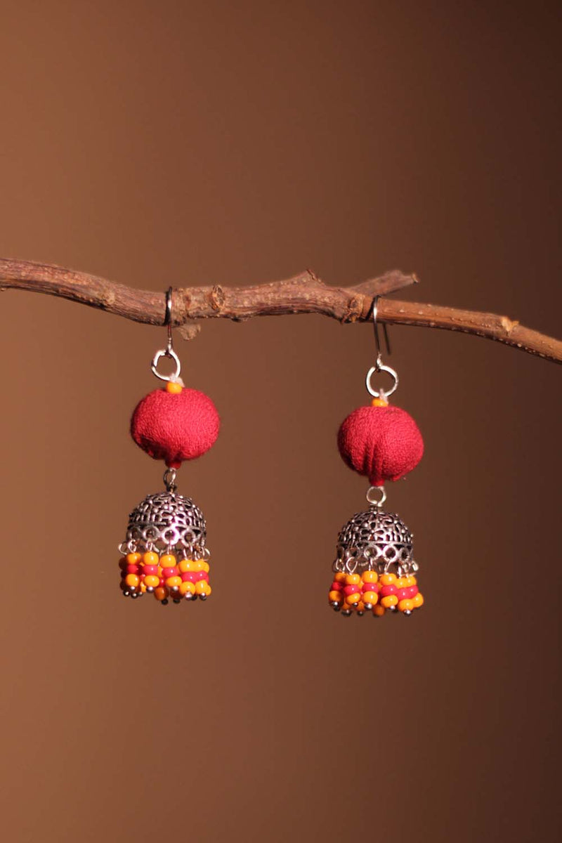 Nakhre | Potli Jhumka | Scarlet