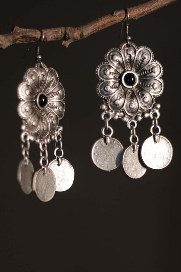 Amara | Turkish Earrings | Rose Noir
