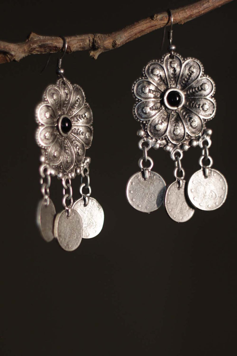 Amara | Turkish Earrings | Rose Noir