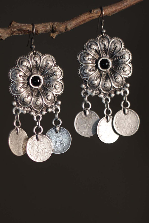 Amara | Turkish Earrings | Rose Noir