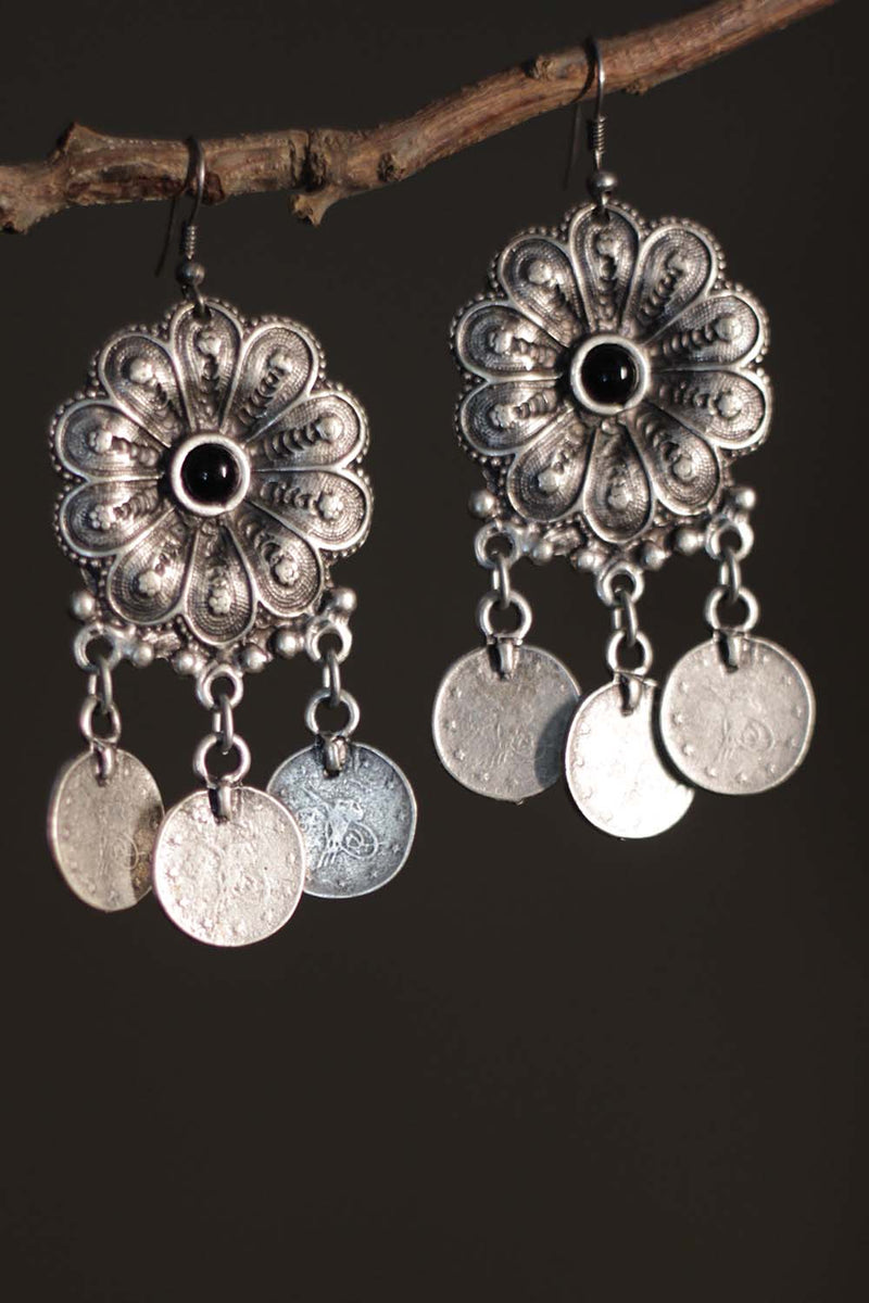 Amara | Turkish Earrings | Rose Noir